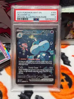 2025 POKEMON SV WHITE FLARE WHT EN JELLICENT EX SPECIAL ILLUSTRATION RARE PSA 9 - Image 5