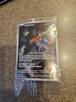 Pokemon - Mewtwo SVP 052 Black Star Promo Scarlet & Violet 151 Promo NM *SEALED* - Image 2