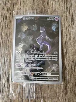 Pokemon - Mewtwo SVP 052 Black Star Promo Scarlet & Violet 151 Promo NM *SEALED* - Image 3