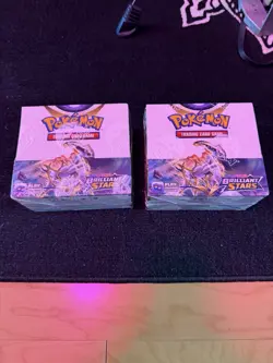 Pokemon Brilliant Stars X 2 Booster Box’s – New Factory Sealed – 72 Packs - Image 1