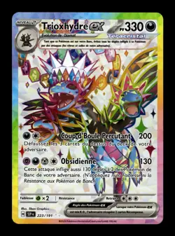 Carte Pokemon Trioxhydre ex 223/191 Etincelles Deferlantes Francais - Image 1