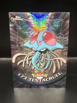 Pokemon Tentacruel - Topps SPECTRA Chrome Pokemon #73 TV Animation Edition - Image 1