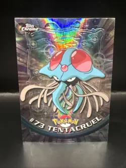 Pokemon Tentacruel - Topps SPECTRA Chrome Pokemon #73 TV Animation Edition - Image 2
