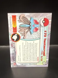 Pokemon Tentacruel - Topps SPECTRA Chrome Pokemon #73 TV Animation Edition - Image 4