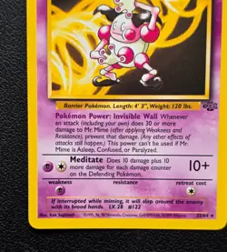 Pokemon Jungle Mr. Mime 22/64 Vintage WOTC Rare Non-Holo - Image 3