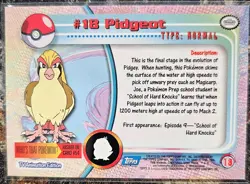 1999 Pokemon Topps Pidgeot 18 Ungraded NM or Better - Image 2