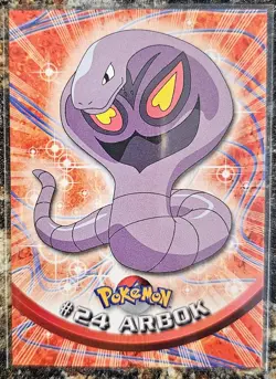 1999 Pokemon Topps Arbok 24 Ungraded NM or Better - Image 1