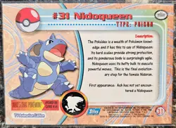 1999 Pokemon Topps Nidoqueen 31 Ungraded NM or Better - Image 2