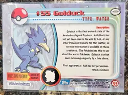 1999 Pokemon Topps Golduck 55 Ungraded NM or Better - Image 2