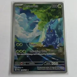 Pokemon Heracross 194/193 Illustration Rare Sv02 Paldea Evolved Full Art Holo - Image 1