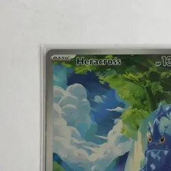 Pokemon Heracross 194/193 Illustration Rare Sv02 Paldea Evolved Full Art Holo - Image 3