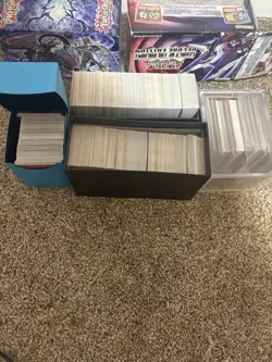 OVER 1000 YU-GI-OH Card Lot w/ cases, Storage Boxes, card sleeves and RARES - Image 2