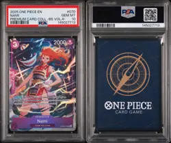 2025 ONE PIECE -BEST SELECTION VOL.4 - OP09-070 NAMI PSA 10 (Gengar Nami) - Image 3