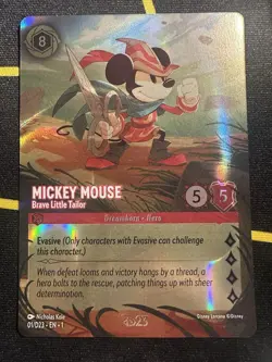 Disney Lorcana D23 Promo - Mickey Mouse Brave Little Tailor - 01/D23 - Image 1