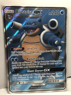 JUMBO Blastoise GX Full Art Oversized Card SM189 2019 Pokemon NM - Image 1