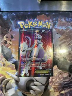 Mewtwo EX (158 Full Art) 158/162 XY Breakthrough Holo Pokemon Card - Image 1