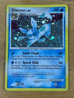 Glaceon 5/100 Rare Holo Majestic Dawn 2008 Pokemon TCG Card - Image 1