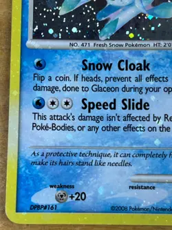 Glaceon 5/100 Rare Holo Majestic Dawn 2008 Pokemon TCG Card - Image 5