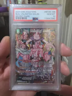 Dragon Ball Buu Unlimited Majin SCR DBS Card Legend of the Dragon Balls - Image 1