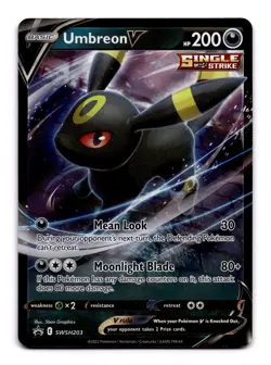 Umbreon V - - SWSH203 SWSD: SWSH: Sword & Shield Promo Cards Promo Holo NM - Image 1