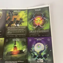 Rise TCG Kickstarter Exclusive Uncut Non Holo Card Sheet 2023 Art By Francois - Image 5