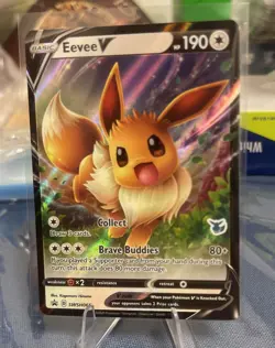 Eevee V - SWSH065 Holo SWSD SWSH: Sword & Shield Promo Cards Promo NM-MP - Image 1