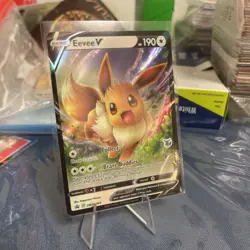 Eevee V - SWSH065 Holo SWSD SWSH: Sword & Shield Promo Cards Promo NM-MP - Image 3