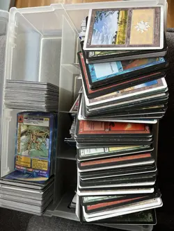 HUGE LOT OF 1000+ Yugioh Digimon UFC NBA NFL TCG CCG CARDS W/Many FOIL CARDS! LP - Image 3