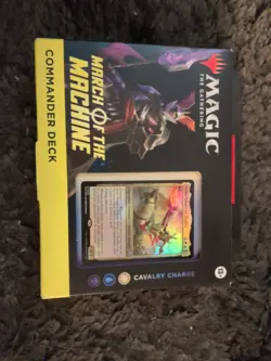 Magic the Gathering MtG TCG March of the Machine Cavalry Charge Commander Deck - Image 1
