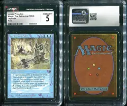 CGC 5 1994 MTG Magic The Gathering Legends #NNO Invoke RARE English - Image 1