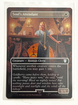 MTG – Lord of the Rings - Soul's Attendant Borderless Foil - Uncommon 0520 - Image 1
