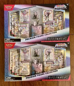 Prismatic Evolutions Premium Figure Collection : Factory Sealed Lot of 2 - Image 1