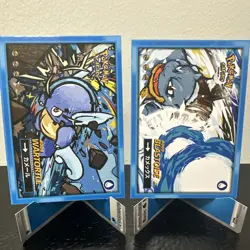 Wartortle Blastoise Cracked Ice Holo Pokemon Safari 2025 Set of 2 - Image 1