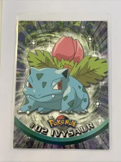 1999 Topps Pokemon TV Animation Edition Ivysaur 2 Pokemon Non Holo - Image 1