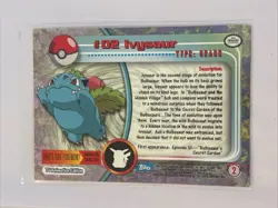 1999 Topps Pokemon TV Animation Edition Ivysaur 2 Pokemon Non Holo - Image 2