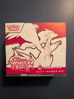 White Flare Pokemon Center Elite Trainer Box ETB | Scarlet & Violet | SEALED - Image 1