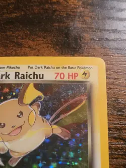 Pokemon TCG Dark Raichu 7/110 Legendary Set Holo LP NM - Image 3