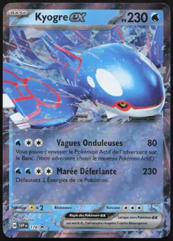 Carte Pokemon Kyogre ex 178 Promo SV Francais - Image 1