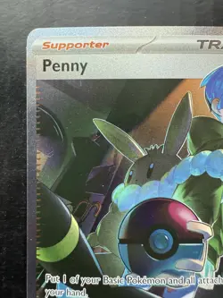 Pokemon Penny Paldean Fates Holo 239/091 Illustration Rare (NM) - Image 2