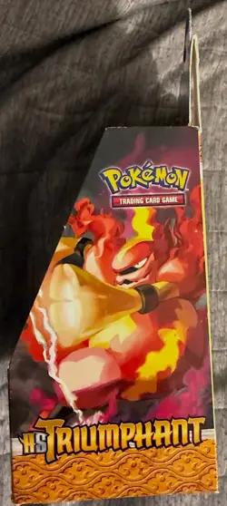 POKEMON : HEART GOLD SOUL SILVER TRIUMPHANT EMPTY DISPLAY BOX TCG 2010 - Image 3