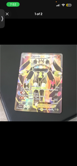 Zygarde EX 54a/124 Alternate Art Promo Pokemon TCG - Image 1