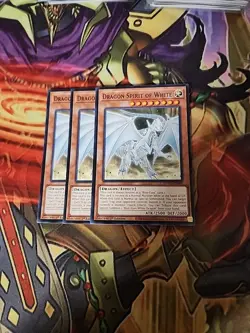 3x Dragon Spirit of White SDWD-EN008 Common 1ST ED NM Yugioh - Image 1
