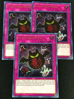 YUGIOH FULL FORCE VIRUS LCKC-EN049 ULTRA X3 (NM) - Image 1