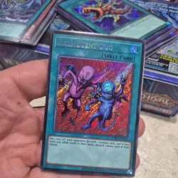 Yugioh Delinquent Duo LCKC-EN101 Secret Rare Mint Condition Unlimited - Image 1