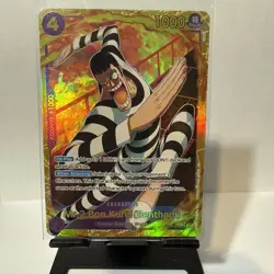One Piece TCG Mr.2 Bon Kurei (Bentham) EB01-061 SEC PRB02 Secret Rare English - Image 1