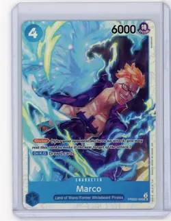 One Piece TCG Marco PRB02-008 SR NM - English Premium Booster - Image 1