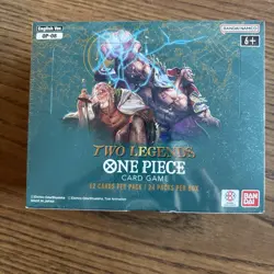 One Piece Legacy of the Master OP12 Booster Box And One Op08 Booster Box Sealed - Image 2