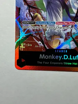 Monkey.D.Luffy ST21-001 - One Piece TCG Starter Deck EX: Gear 5 Foil MINT Leader - Image 4