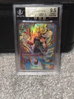 2024 DRAGONBALL SUPER CARD GAME FUSION WORLD REGIONALS TOP PRIZE BARDOCK BGS 9.5 - Image 3