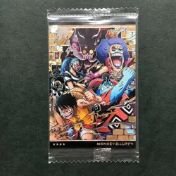 PREORDER Monkey D. Luffy No.7 SEC2 Japanese One Piece Wafer Card Sealed - Image 1